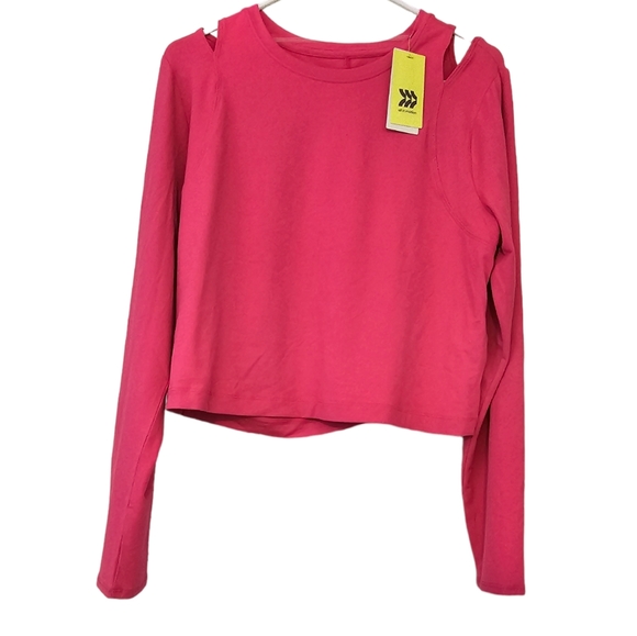 09 Women's Long Sleeve Sleeve Crop Top- All in Motion - Picture 6 of 12